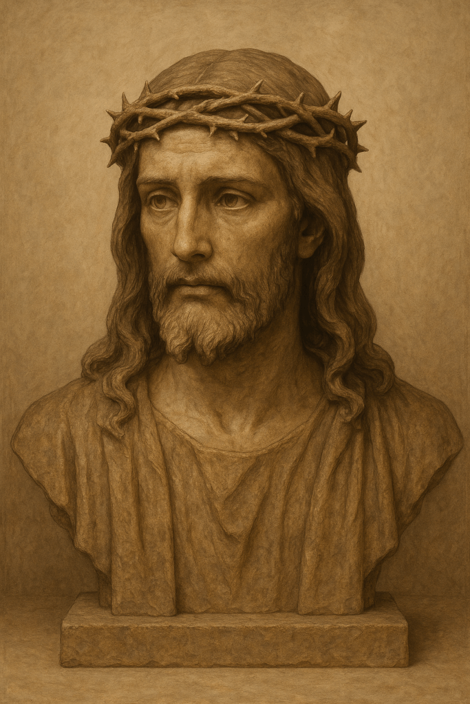 Künstlerische Büste - Darstellung von jesus von Nazareth